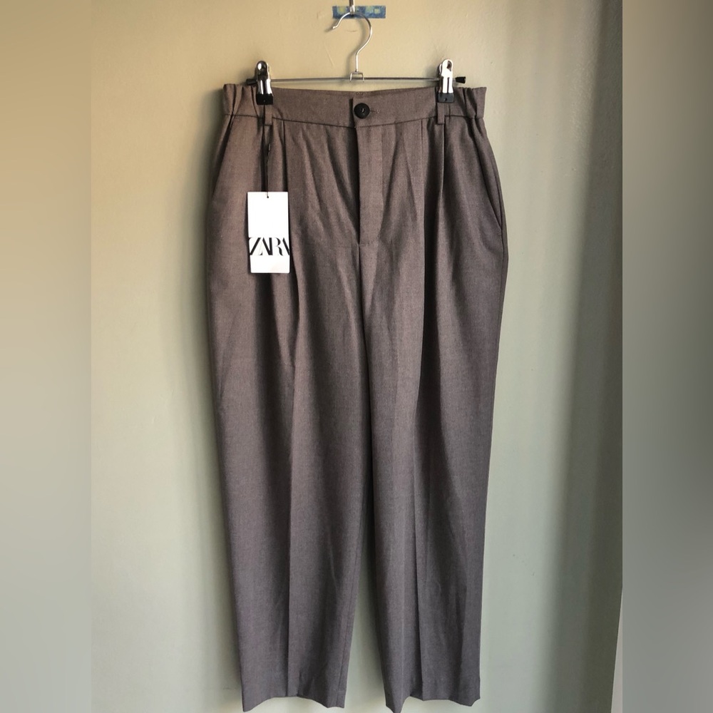 NWT! Zara Womens High Rise Trouser Size: S